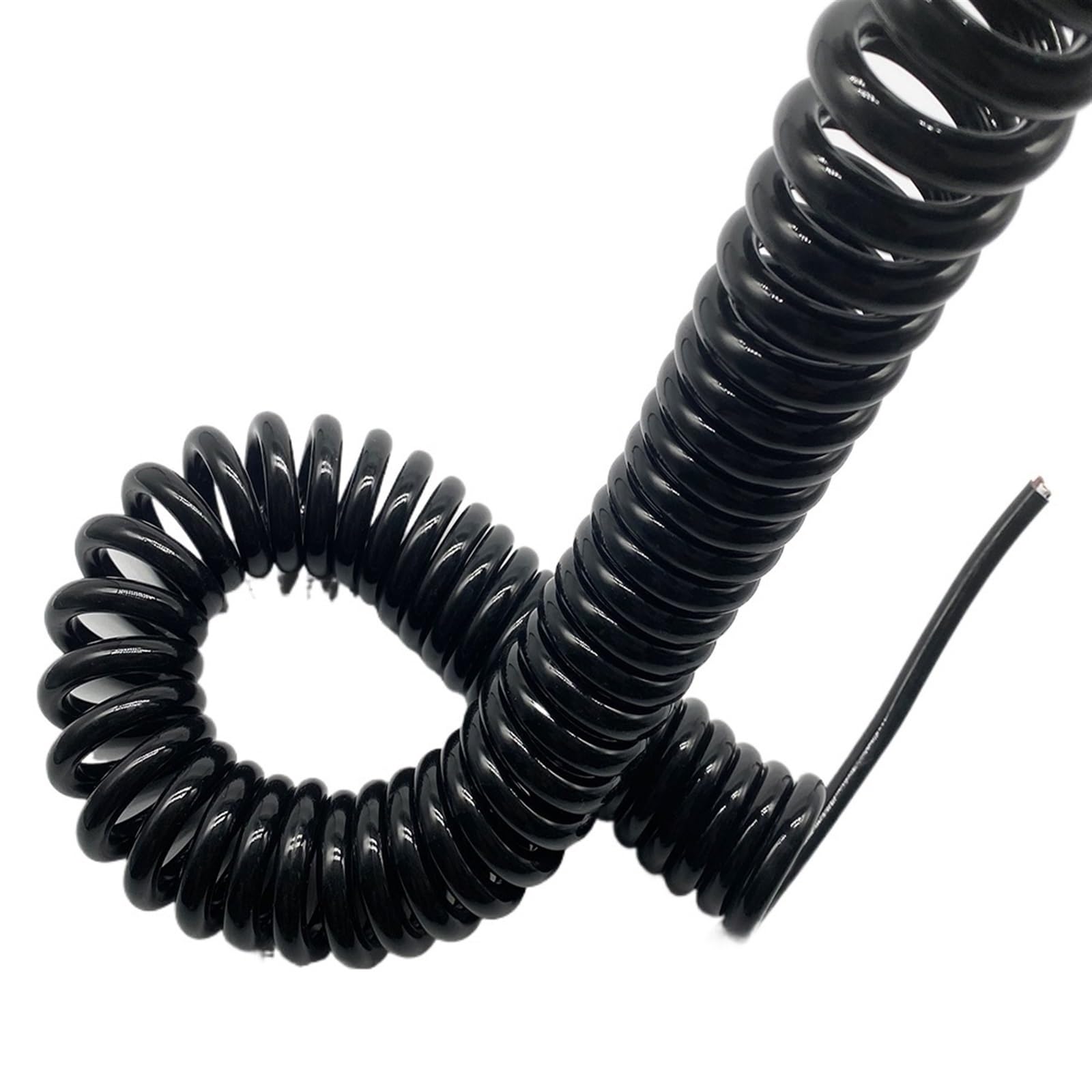 Câble spiralé télescopique pour lampe de bureau et suspension