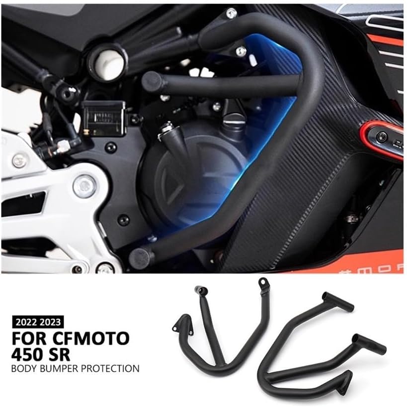Engine Protection Bar Motorcycle Engine Guard Highway Crash Bar Body Protection Bumper Black for 450SR 450 SR 450sr 450 Sr 2022 2023