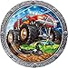 Creative Converting Monster Truck Paper Plates, 8 ct, multicolor, 9