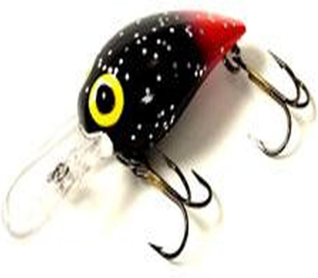 Brad's Killer Fishing Gear Wee Wiggler Black Silver and Red Fishing