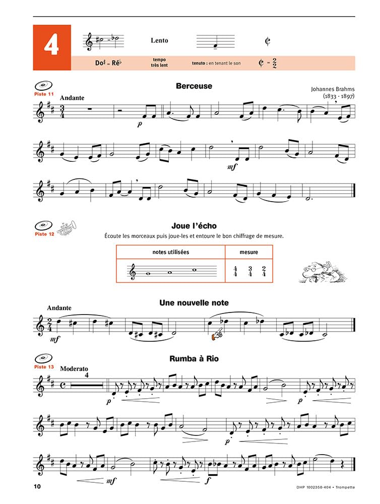 Écouter, lire et jouer 2 Méthode de Trompette | De Haske avec Accès Audio Inclus | Apprentissage Progressif Niveau Débutant-Intermédiaire | Élèves Professeurs Jeunes Musiciens | Leçons Exercices Jeux