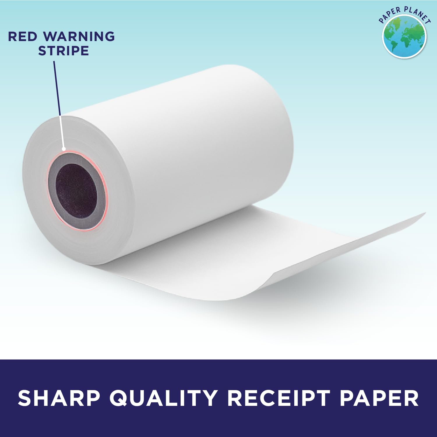 Paper Planet - Papel térmico para impresora compacta de recibos de Clover | Papel de recibos para máquina de tarjetas de crédito para terminal de pago compacta Clover | 30 rollos