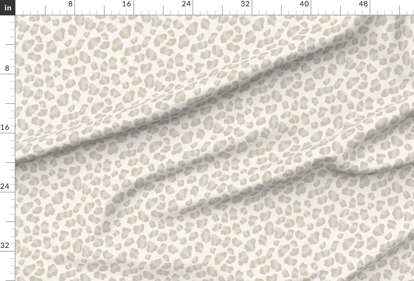 Spoonflower Fabric - Tan Animal Print Neutral Beige Leopard Cheetah Safari Printed on Minky Fabric by The Yard - Sewing Baby Blankets Quilt Backing Plush