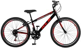 Bicicleta Aro 24 Alum kls Sport Gold Freio V-brake Mtb 21v