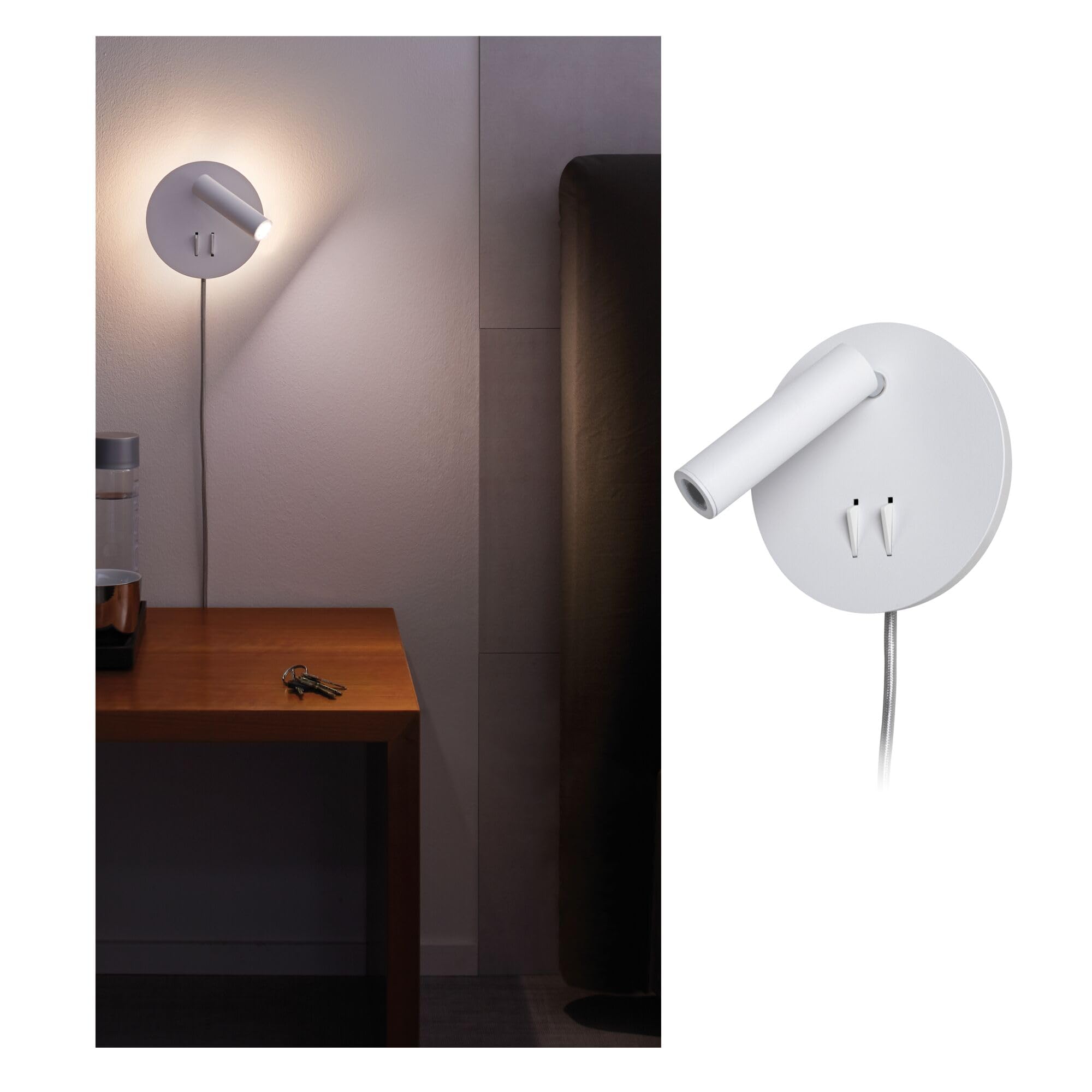 Paulmann WallCeiling Tabari WL LED 4W/1,2W Weiß/Ch