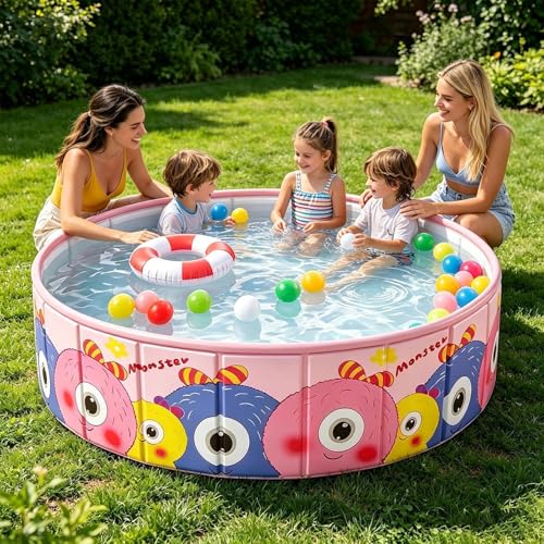 Piscine portable en PVC antidérapant et durable pour extérieur