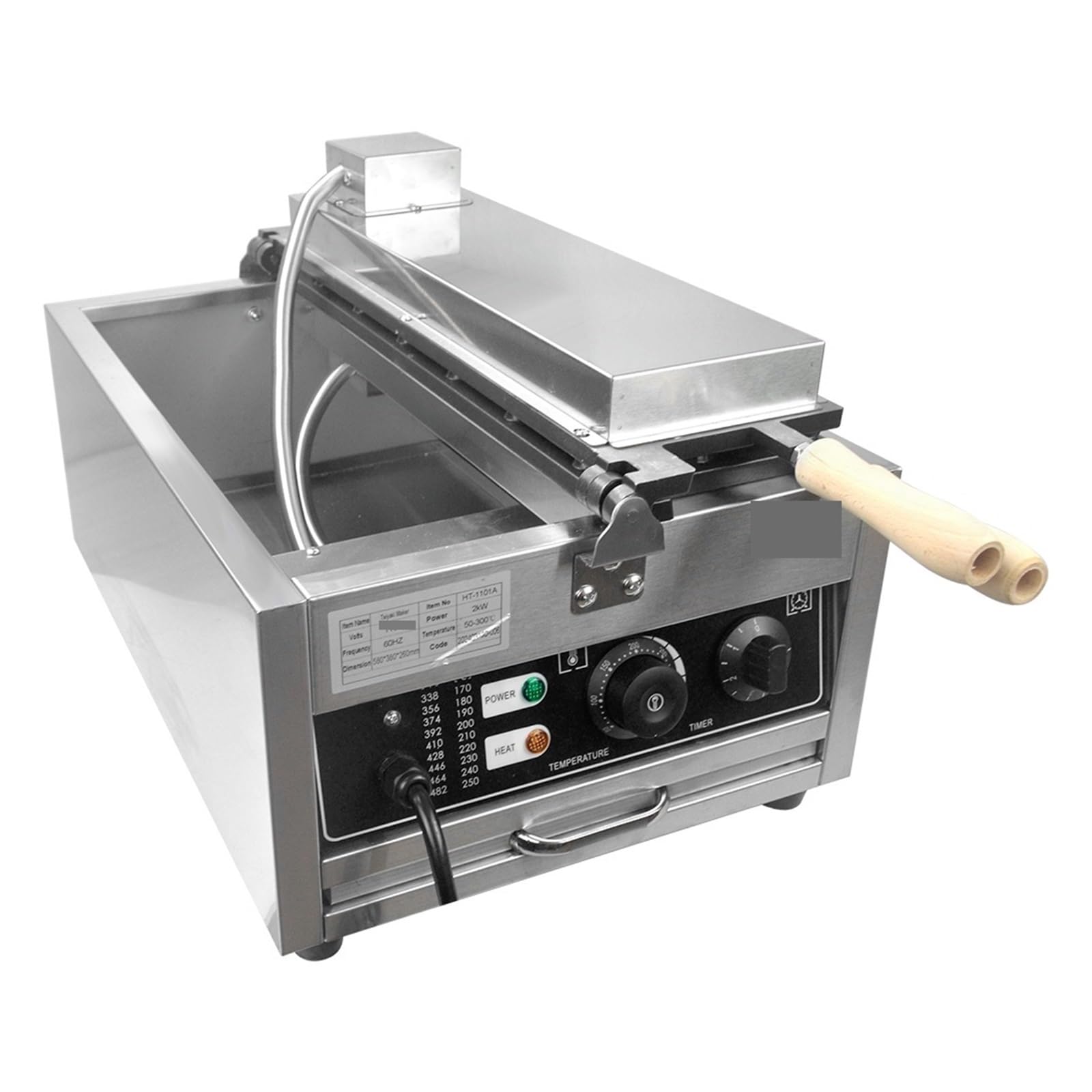 Máquina For Hacer Taiyaki Con Forma De Pescado, For Gofres, 6 Unidades, For Helados Y, 3000 W, Sartén Antiadherente DistribucióN Uniforme Del Calor