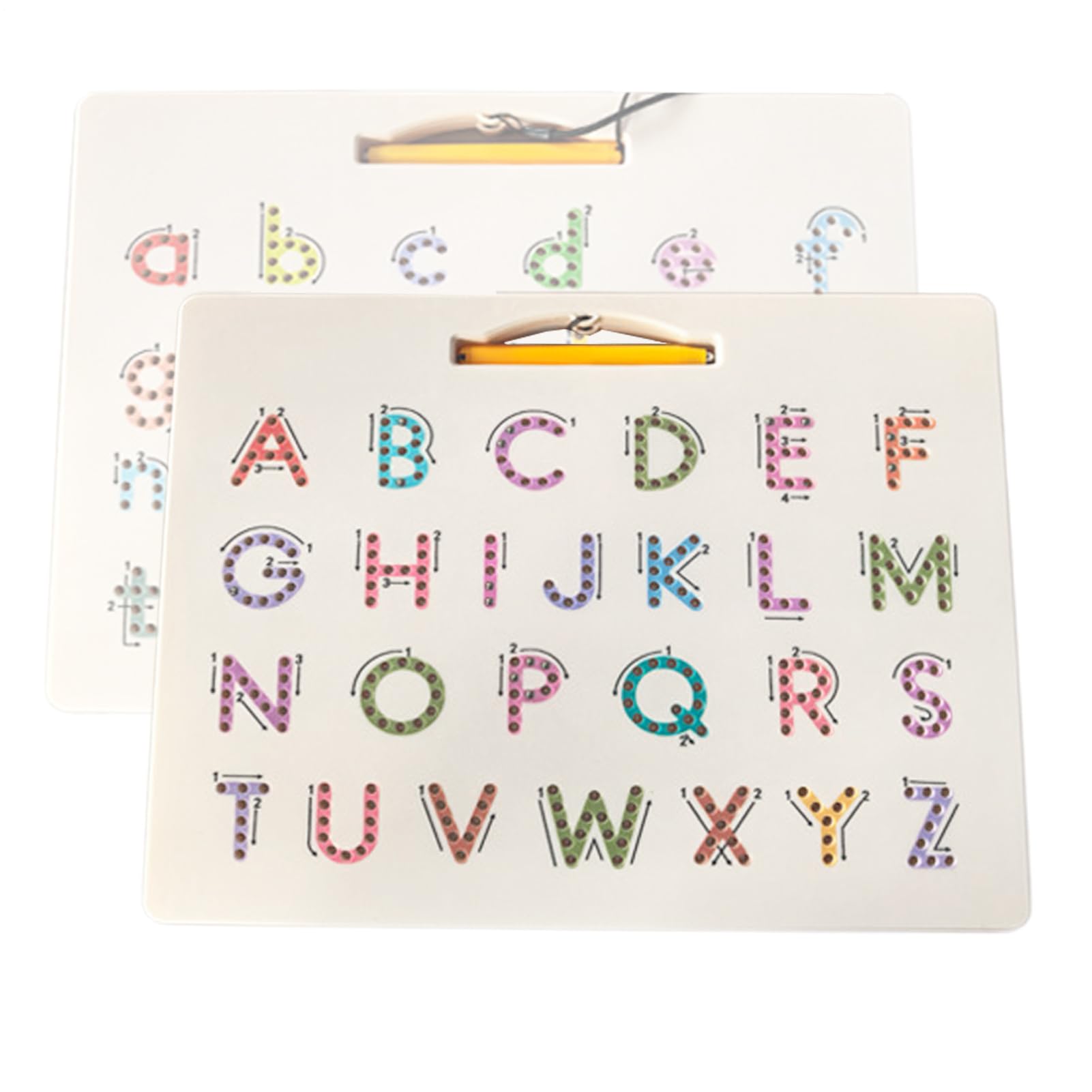 Pizarra Magnética De Letras para Calco,Letras Magnéticas De Doble Cara | Puzzle Escritura Juguetes Bebé Guardería Hogar