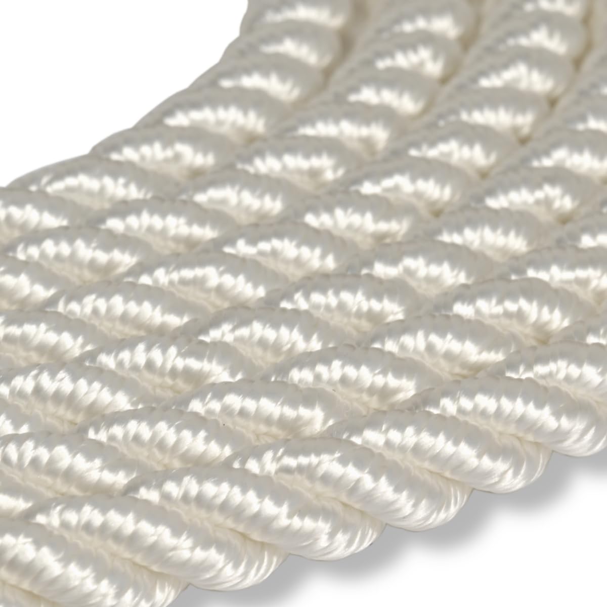 Corderie Italiane 006070832 Gherlino Cima per ormeggio, Diametro 10 mm, 50 metri, bianco