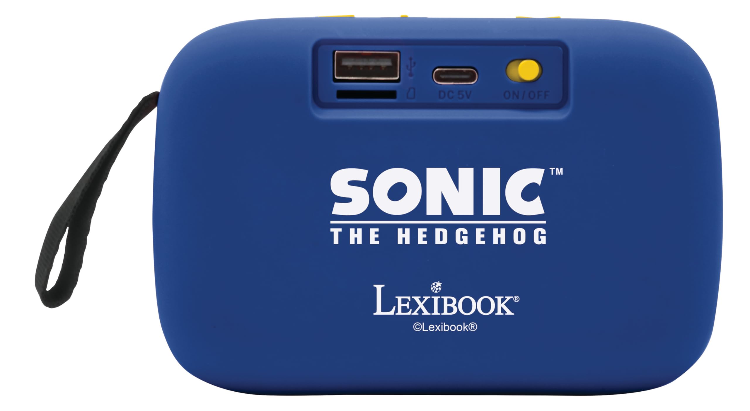 Lexibook Sonic – Altoparlante Bluetooth E Luce Notturna LED Con Batteria Ricaricabile, Per Bambini, Blu