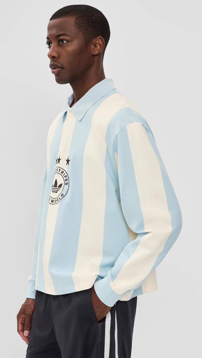 adidas Men's Long Sleeve Rugby Shirt