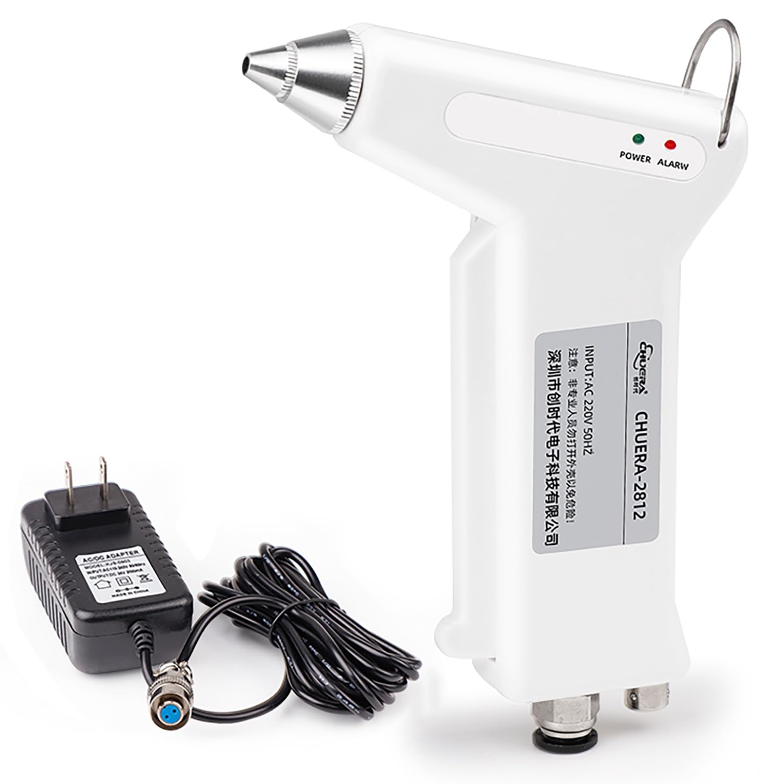 Pistolet antistatique ionisant de haute précision pour électricité statique industrielle