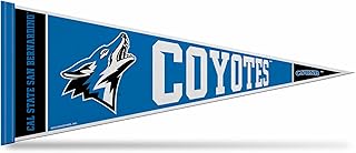 Rico Industries NCAA Cal State San Bernardino Coyotes 12" x 30" Felt Wall Décor Pennant - Great for Home/Bed Room/Man Cave Décor