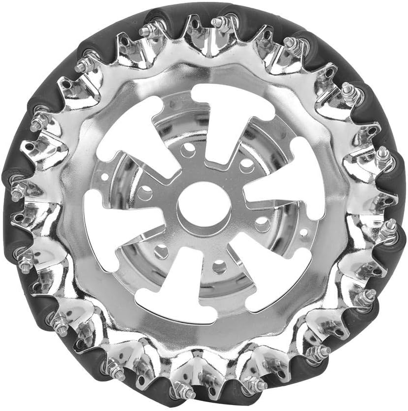 6in Mecanum Wheel, Driven Independently Robot Wheel, 45-Degree Omnidirectional Wheel Industry Robot For Robot Small Robot Smart Robot