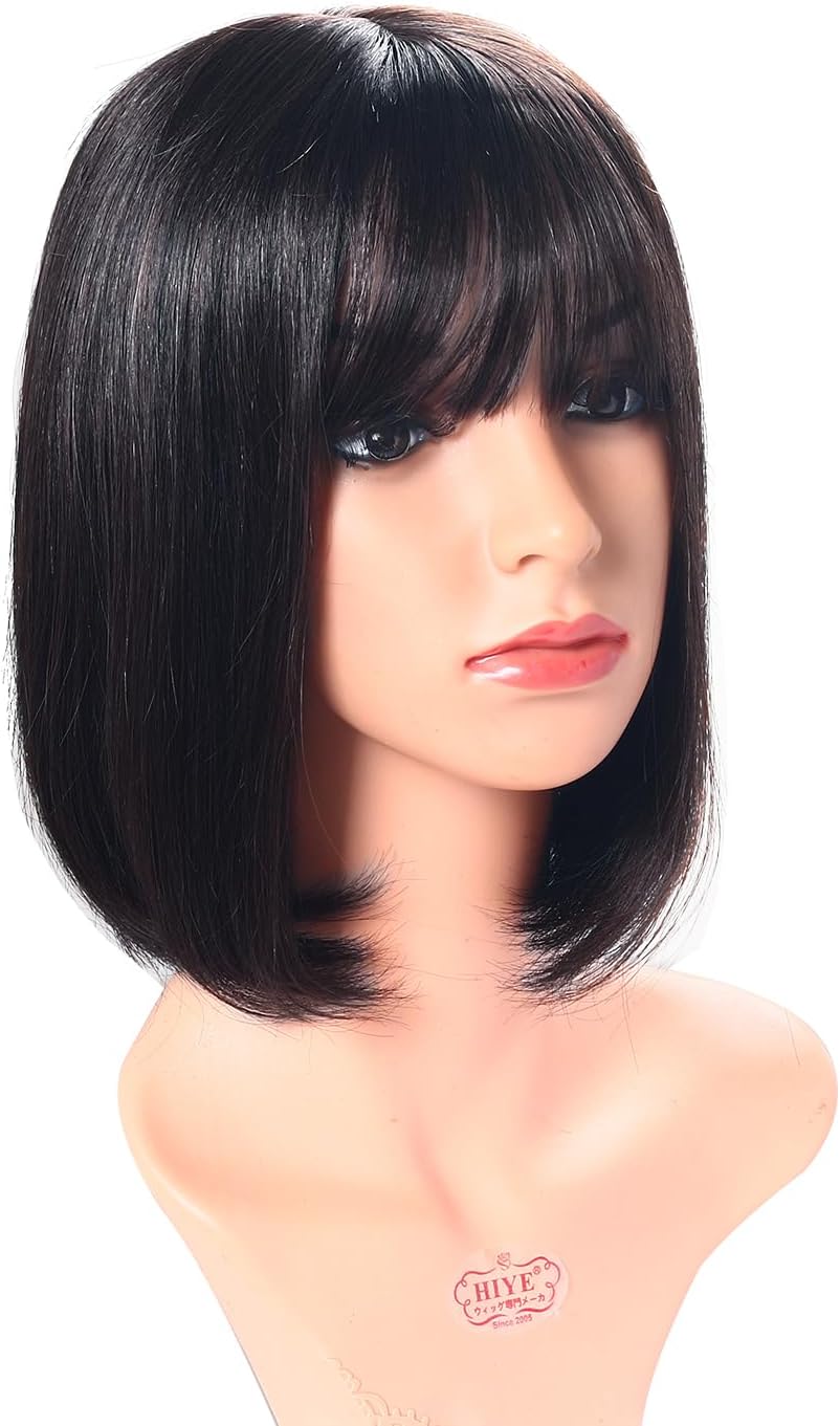 HIYE フルウィッグ 人毛100％ 医療用ウィッグ 手植え 超リアル人工