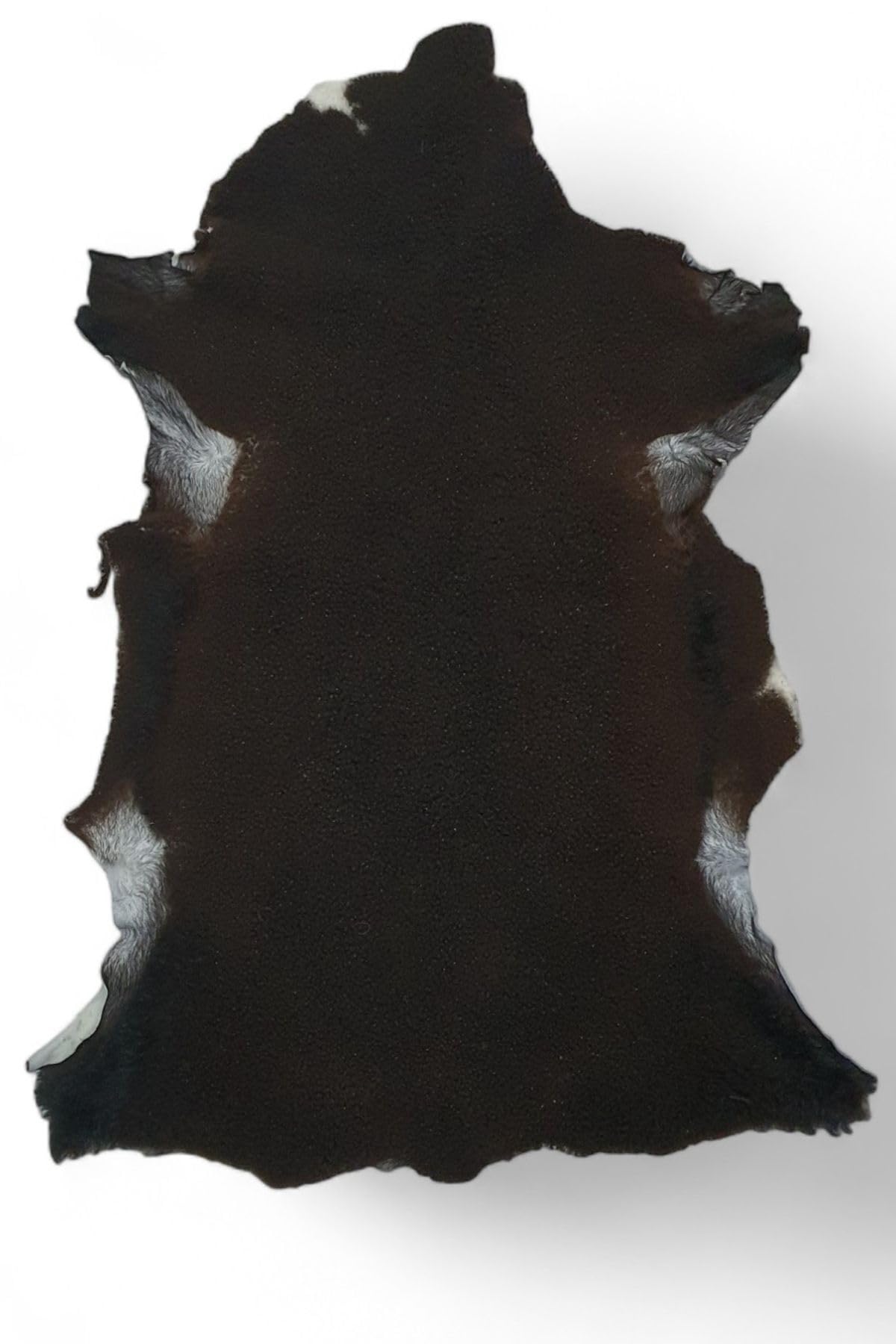 Tapis en peau de mouton multicolore pour décoration maison chaleureuse