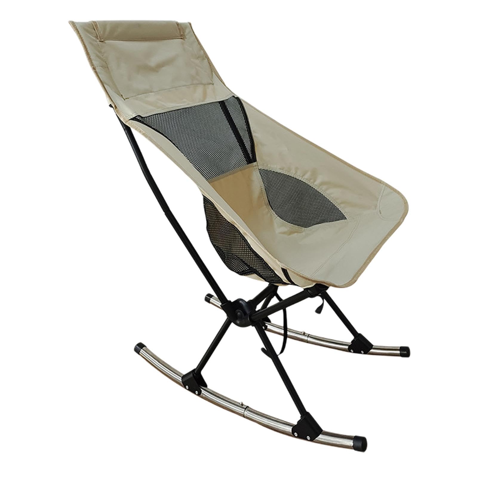 Genérico de Camping, de Camping - Silla Plegable de Tela | Oxford con Respaldo Alto | con Respaldo de Malla Transpirable, Relajarse en el césped al Aire Libre
