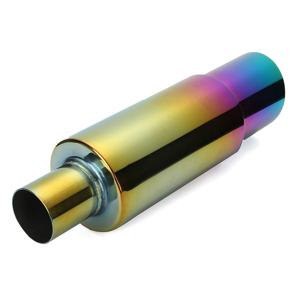 Baceyong stal nierdzewna racing muffler exhaust tailpipe rear end proste wykończenie