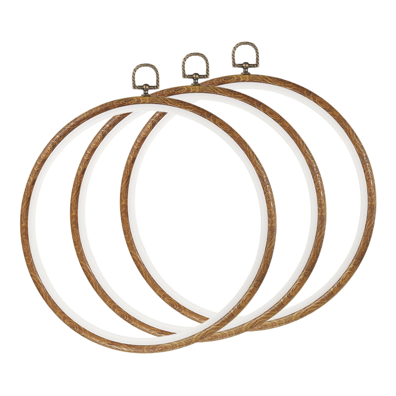 YOKIVE 3 Pcs Round Embroidery Hoops
