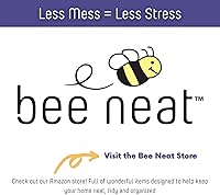 Vista 6 de Bee Neat Elevador de cama de 7.25 pulgadas, elevadores de muebles para dormitorio, mesas, sillas, patas de sofá, bloques de soporte de muebles