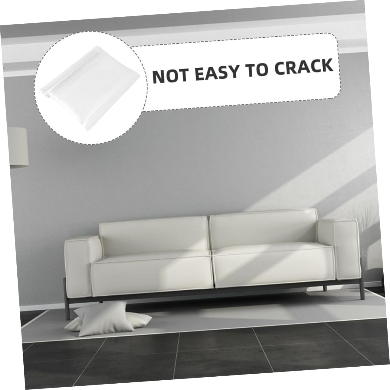 PVC Floor for Carpet Skid Desk Mat for and Cover for Deep Pile Carpet Easy to Clean