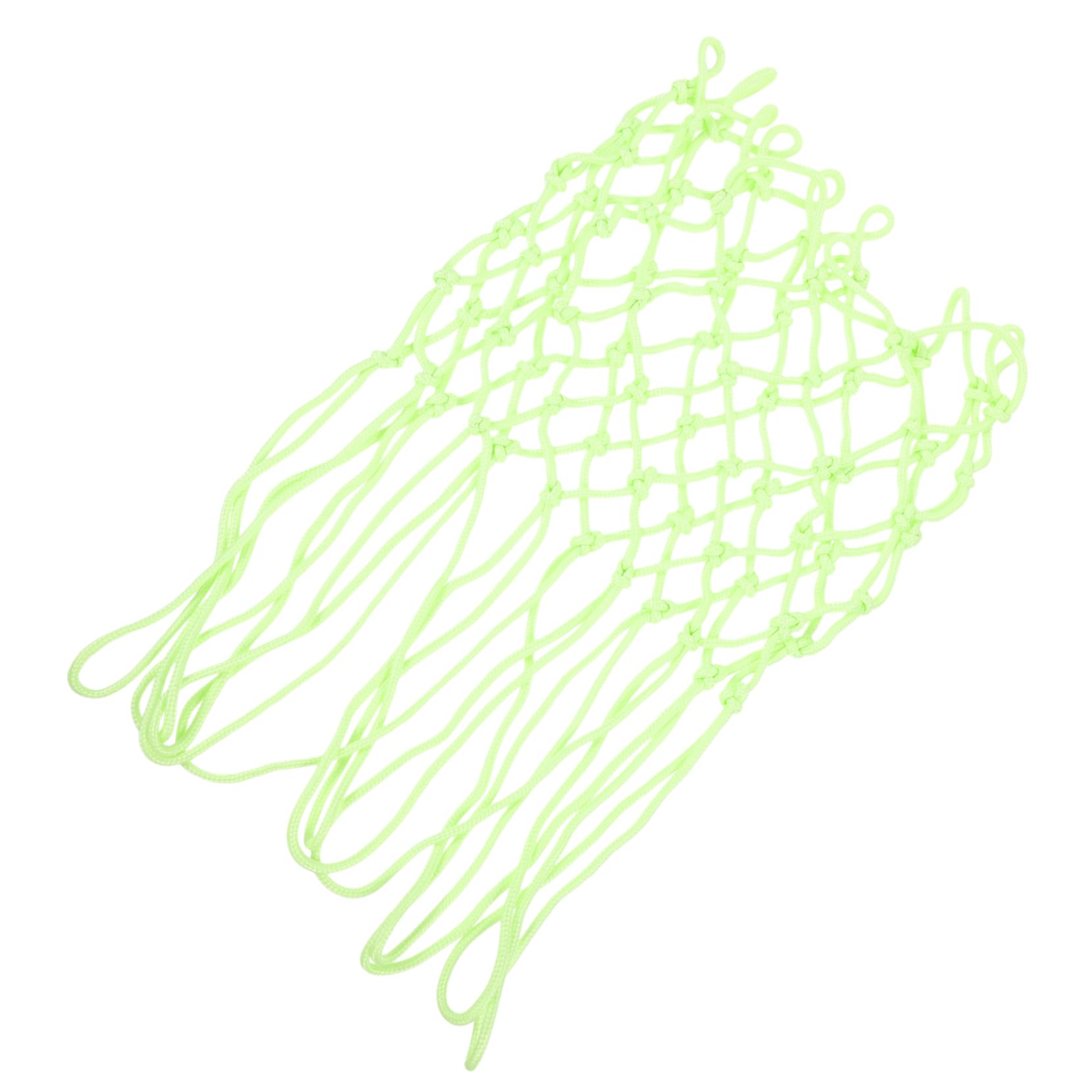 VANZACK Glow Basketball Net Long Fluorescent Durable Replacement for Hoops Fits Full Youth Balls Weather Resistant for Parks Courts