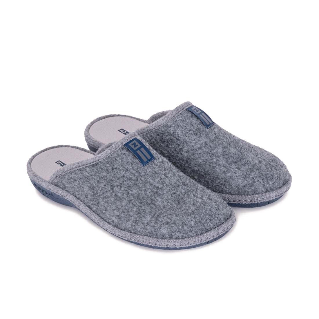 NORDIKAS - Zapatillas de Casa de Fieltro para Hombre Tirol Boreal - Zapatillas Nordikas Suaves y Cómodas - Pantunflas Antideslizantes Hechas en España - Calzado de Hogar Cálido y Ligero