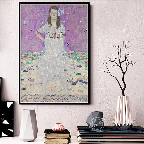 Gustav Klimt - Arte de pared vintage para mujer, pinturas al óleo abstractas para mujer, exposiciones de arte abstractas en lienzo de Gustav Klimt,
