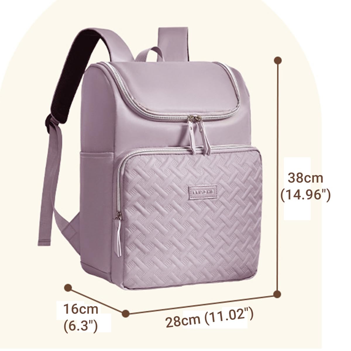 18L Sac à Dos Isotherme à Glacière Sac de Pique-Nique Sac Isotherme Portable Cooler Backpack Bag