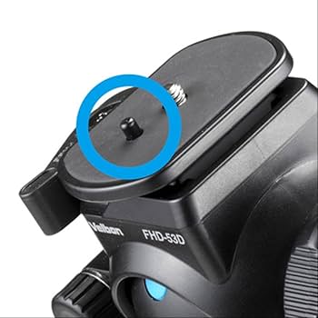 Velbon フリュード雲台 FHD-53D 中型 底面径44mm ビデオ撮影用 DIN規格クイックシュー対応 プラスチック製 470201 d2ldlup Amazon | ベルボン Velbon フリュード雲台 FHD-53D 中型 底面径