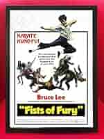 ドラゴン怒りの鉄拳 オリジナルポスター　FISTS OF FURY ブルースリー ドラゴン怒りの鉄拳 オリジナルポスター FISTS OF FURY ブルー