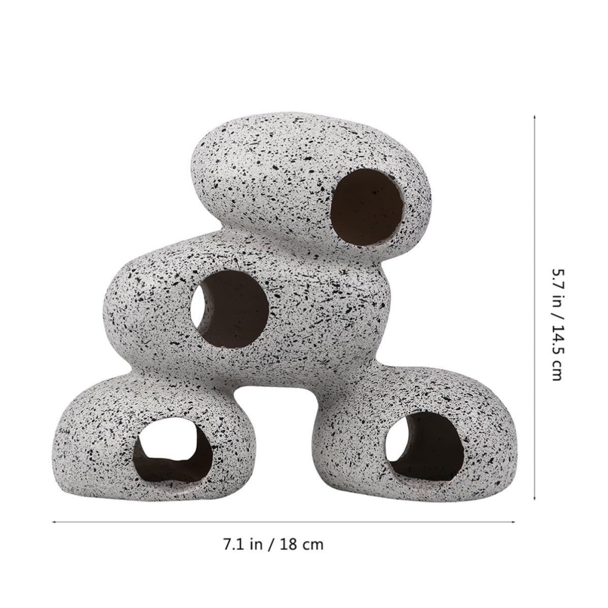 2 Piezas Piedra de Resina para Acuario, Refugio Decorativo