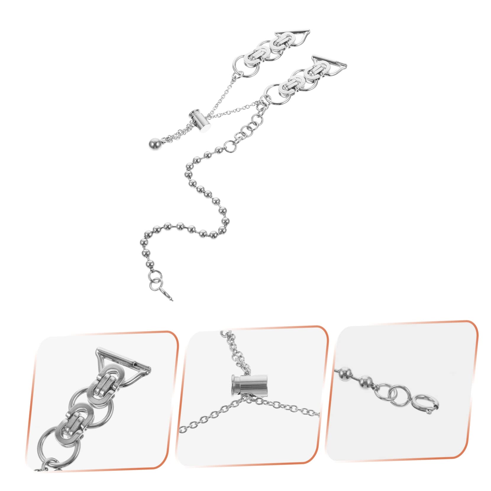 Hemobllo 4 Stück Stil Mm Kompatibel Für Uhrenarmband Uhrentyp Edelstahl Für Armband Damen-Armbanduhr Stahl Mujer Para Verstellbares Damen-Dekorarmband Uhren Bling