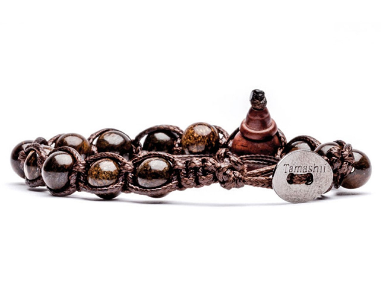 Bracciale tibetano in Agata Bronzo BHS900-54