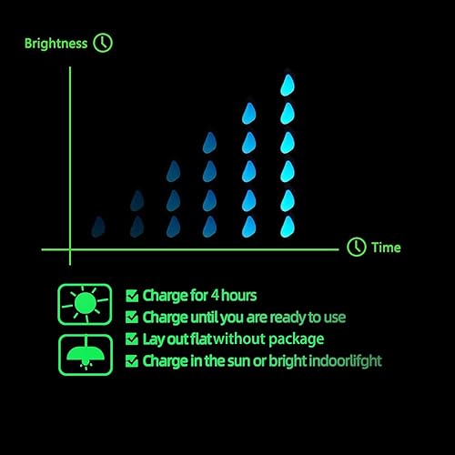 Miniatura 6 de 520 piedras que brillan en la oscuridad, piedras de Gardon luminosas para pasarelas, patio, acuario, pecera, decoración alimentada por luz y piedras