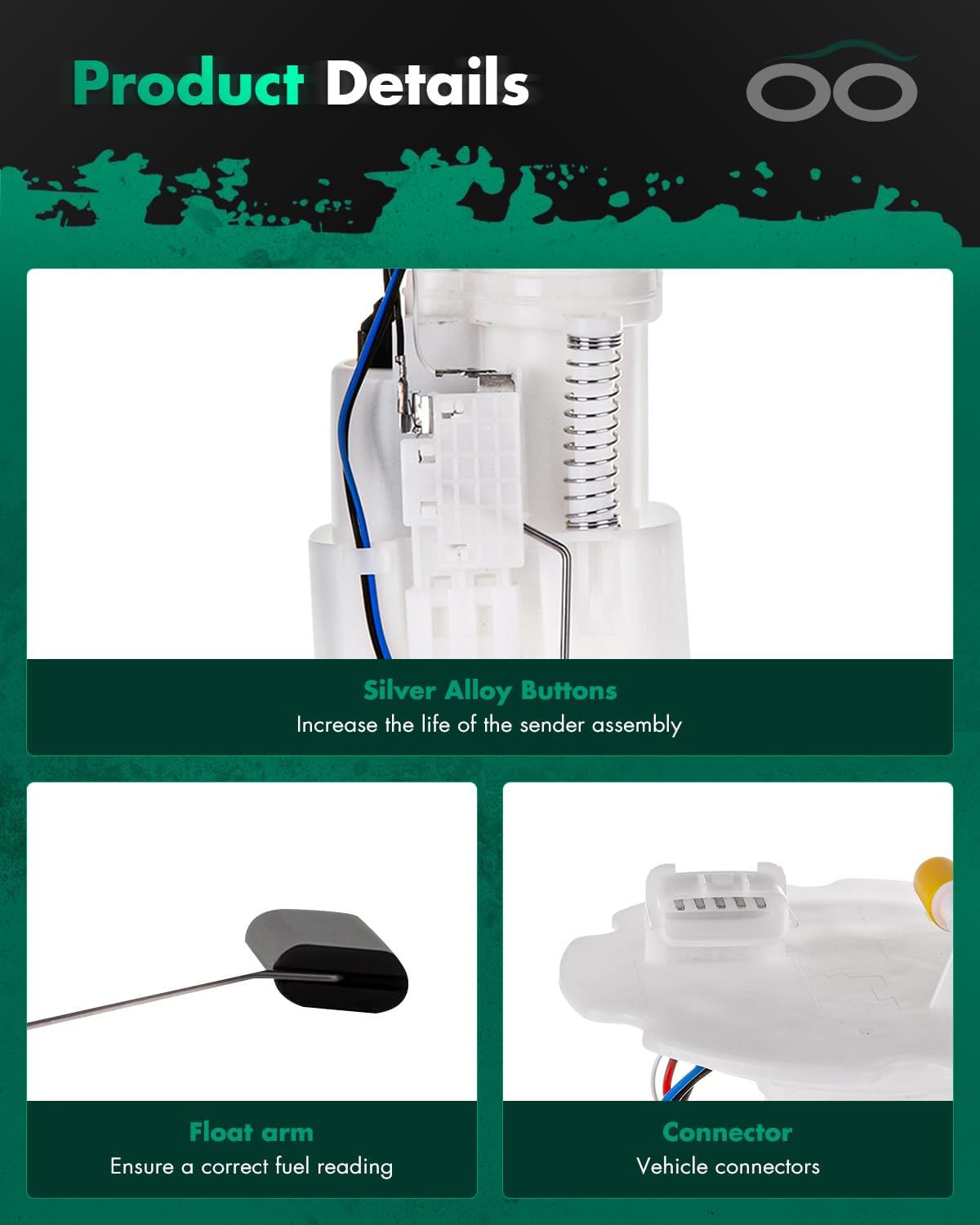 SCITOO Fuel Pump Electrical Assembly High Performance fit 2003-2008 for Infiniti FX35 3.5L