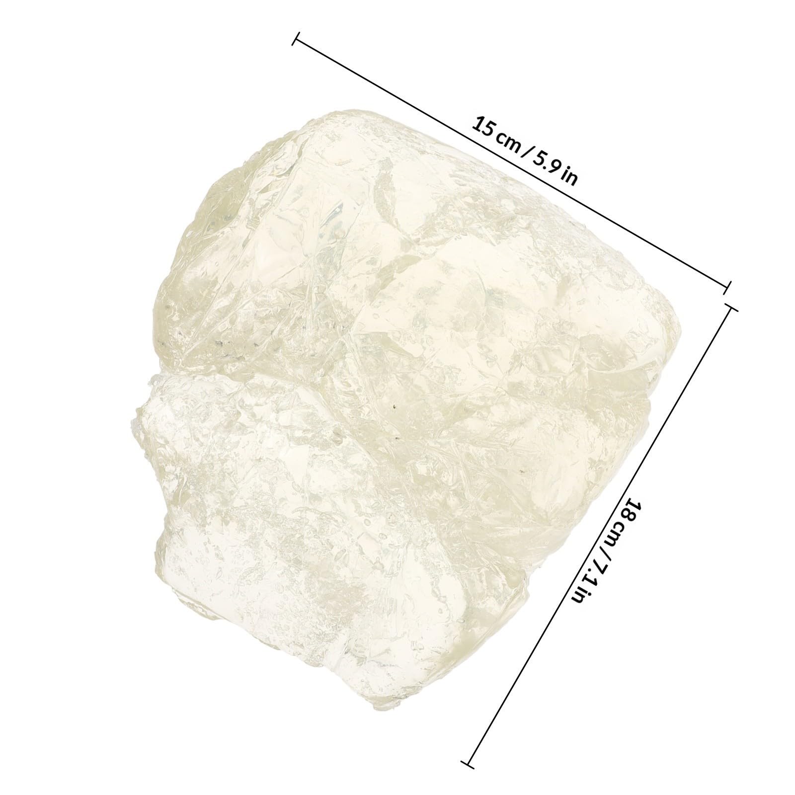 Transparentes Gelwachs für Duftkerzen, 1kg, Rauchloses Kerzenmaterial