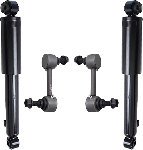 Detroit Axle - Kit de amortiguadores traseros de 4 piezas para Kia Sorento 11-13, Hyundai Santa Fe Veracruz 07-12, 2 amortiguadores Asamblea 2