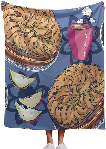 Miniatura 1 de Clearance Blankets Food Pattern Abstract Decor Cobijas para El Frio Soft & Cozy 40inch X 50inch