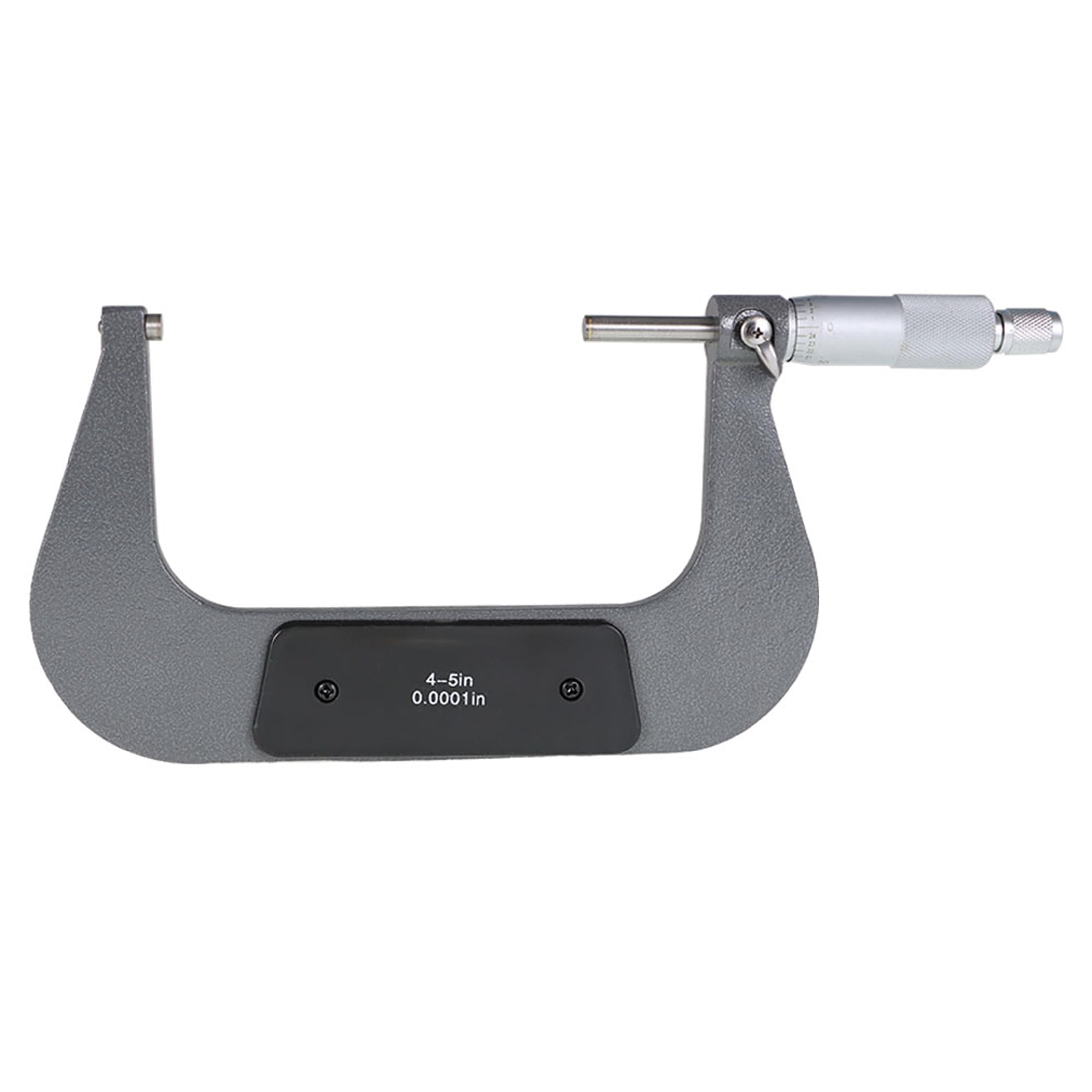 Thomletha U-Type 4-5 inch Precision OD Micrometer 0.0001 inch Accuracy with Plastic Case for Accurate Work