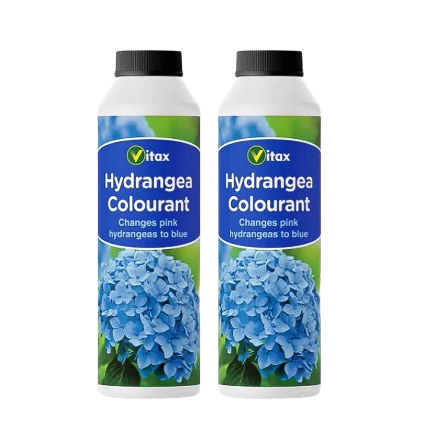 Vitax Hydrangea Colourant – Transform Pink Hydrangeas to Blue, Ideal for Acid Soil, Easy-to-Use for Indoor & Outdoor Plants, 2 Pack (250g)