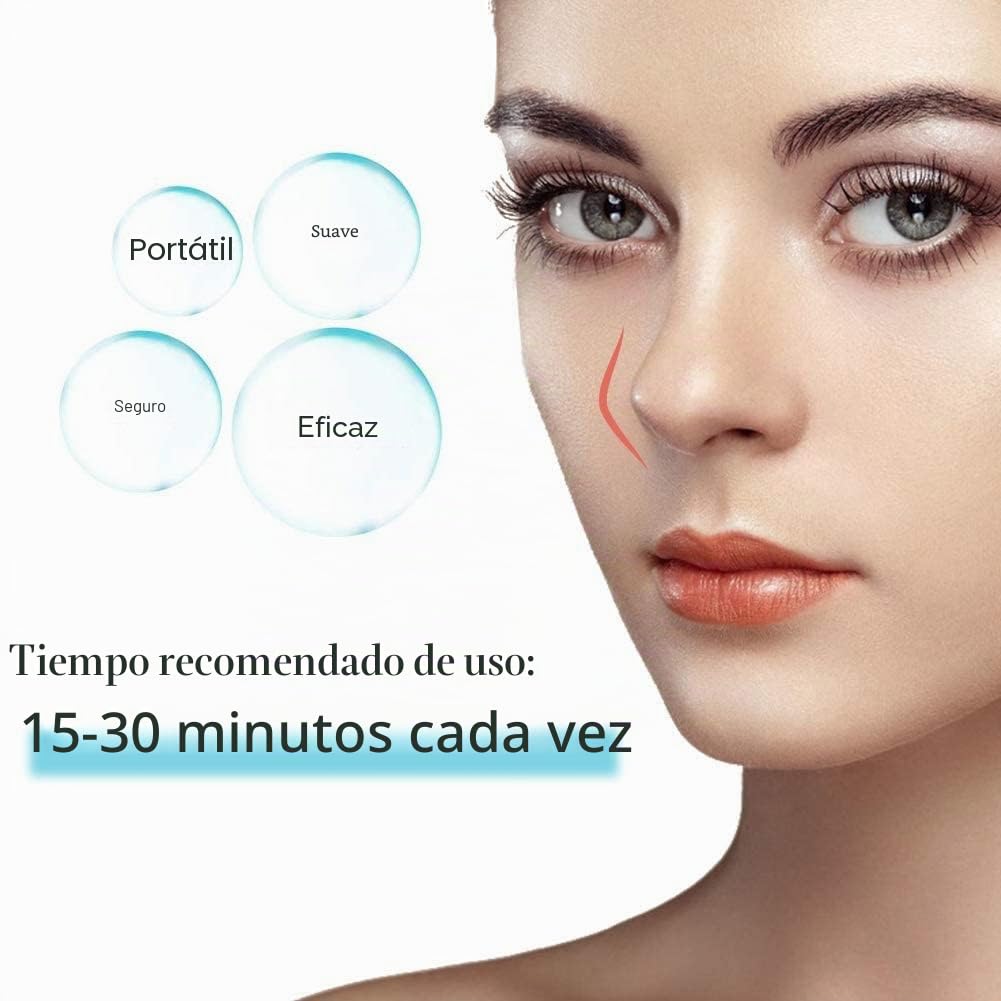 Corrector de Nariz, 2 Pinzas Moldeadoras Sin Dolor de Silicona Para Levantar y Estirar el Puente Nasal Sin Cirugía - Herramienta de Belleza