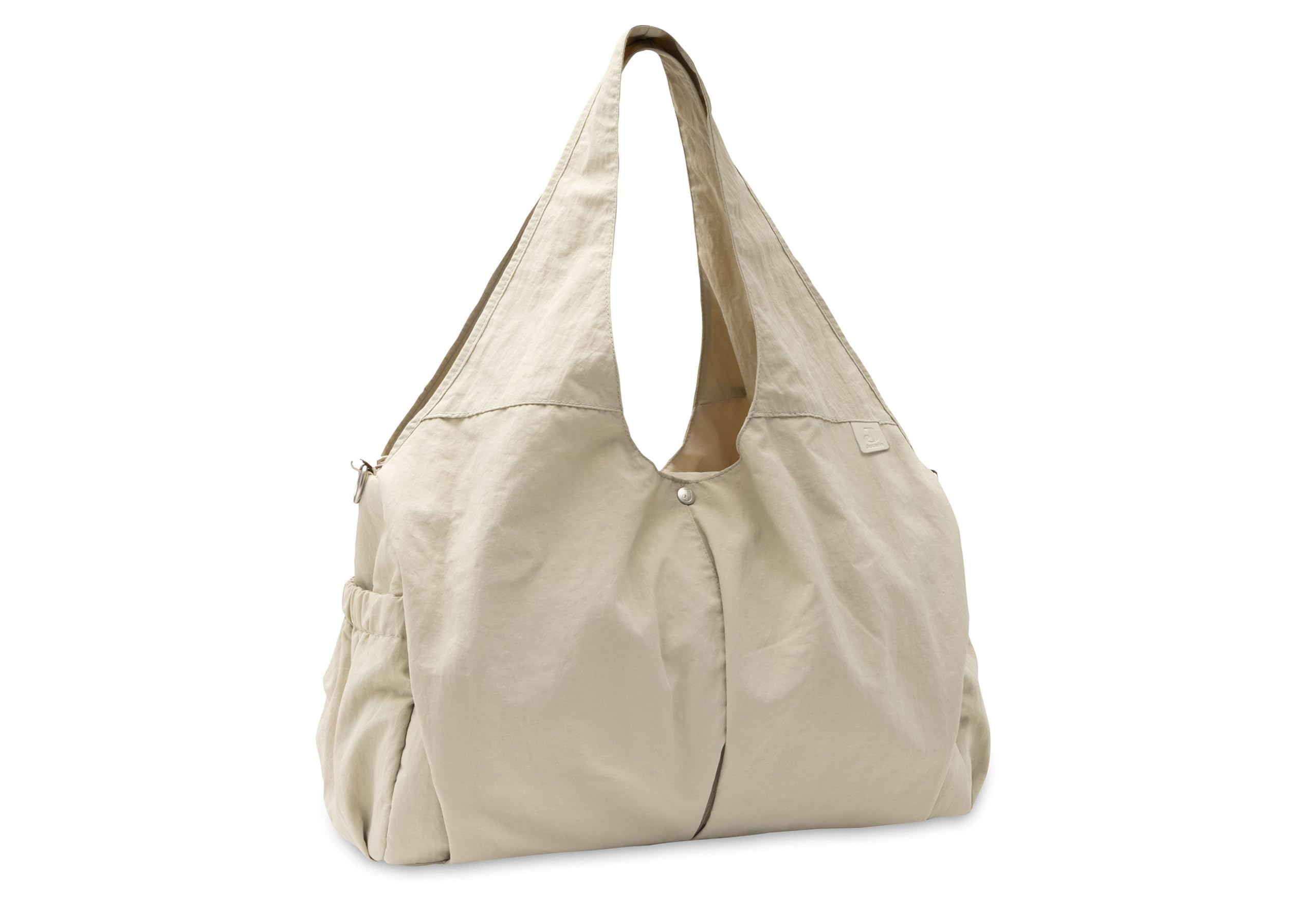 Jollein Wickeltasche Urban – Warm Sand – Moderne Wickeltasche – Wasserabweisend & Pflegeleicht – Mit Schultergurt & Wickelunterlage – 40x20x25cm