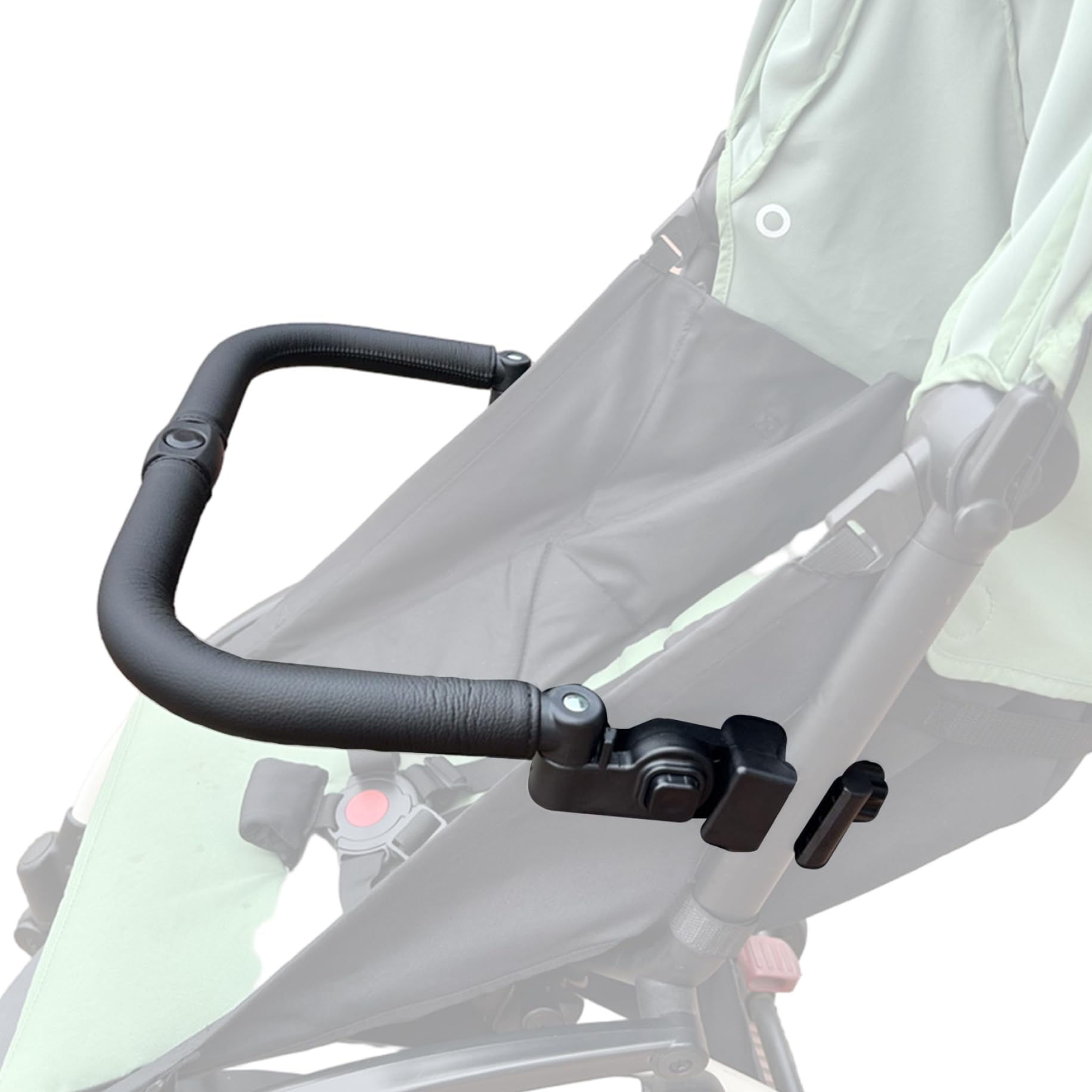 Kinderwagen Stoßstange, PU -Ledervereinbarungswinkel -Wasserdurchdringungswagen für Kleinkind, abnehmbares Kreuzschalbe -Zubehör für Unterstützung und sicheres Zubehör