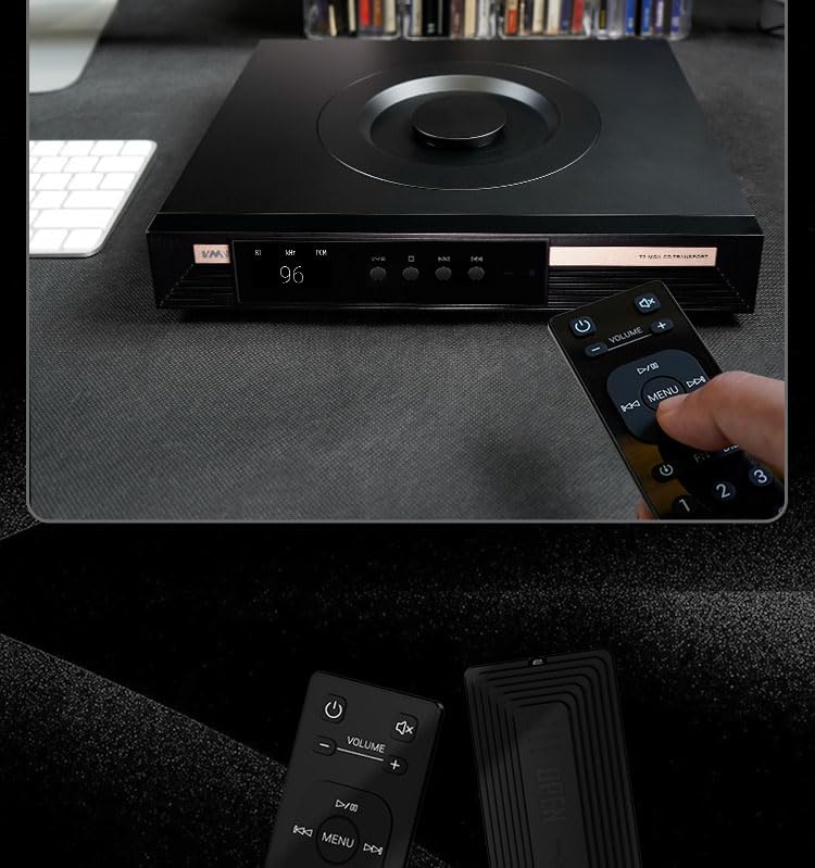 Fanmusic S.M.S.L VMV T2 Hi-Res Digital Media Center MQA Decoder mit Aluminium-Fernbedienung