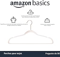 Vista 2 de Yaxa Basics Perchas de terciopelo delgadas antideslizantes para trajes, paquete de 50, rosa rubor/oro rosa
