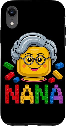 Miniatura 1 de Family Nana Grandma Master Builder Building Brick Block Kids Case for iPhone XR