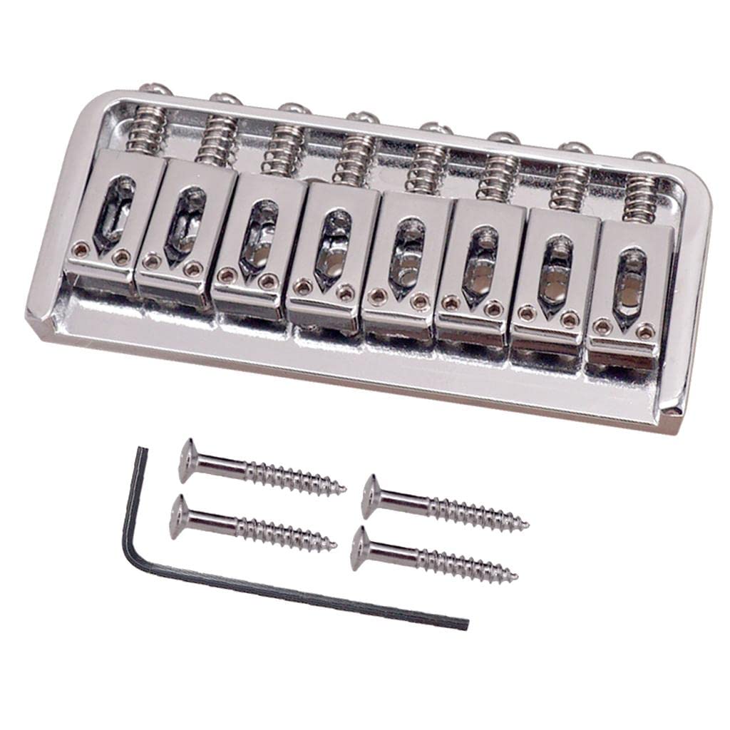 8 String Guitar Bridge Set Screw for Electric Guitar Replacement Part Silver|Acoustic-Electric Guitar|Electric Guitar|Guitar Accessories