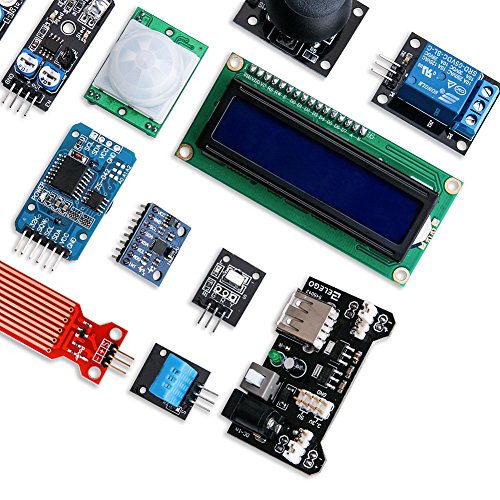 Elegoo 37-in-1 Kit Modulo Sensore Elettronici V2.0 con Tutorial in Inglese Compatibile con Arduino IDE