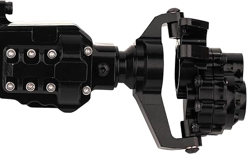 Miniatura 4 de ZXYRC Aluminio CNC integrado Portal Eje Vivienda Frontal Intermedio Trasero para 110 RC Crawler TRX6 G63 6x6 Actualización Piezas (negro)